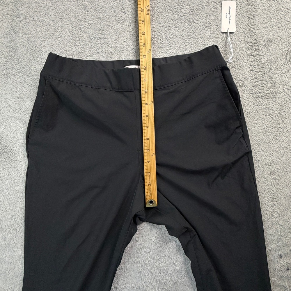 NWT Tommy Bahama Golf Womens Black Performance Stretch Straight Leg Pants Size L - Picture 9 of 11